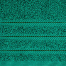  Vito pamut törölköző jacquard csíkokkal Sötétzöld 70x140 cm lakástextília