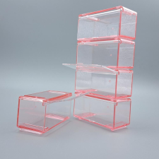  Vitrin 5db 1:64-es modellekhez pink makett