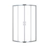 Viva Aqua zuhanykabin - 80 ÍVES - víztiszta 6 mm - vízlepergető üveggel - 80 x 80 x 190 cm