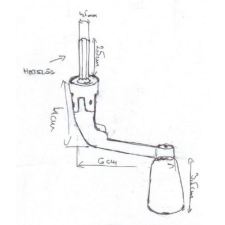 VIVA Behajtható kicsi hajtókar horgászkiegészítő