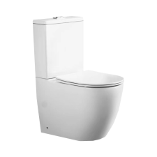  Viva ES OVAL monoblokk WC - perem nélküli - WC ülőkével komplett - mély öblítésű szaniter