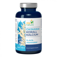 Viva natura okinawai korall kalcium étrend-kiegészítő kapszula 100 db gyógyhatású készítmény