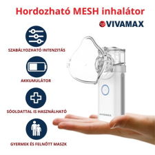 Vivamax hordozható Mesh inhalátor (GYV23) inhalátorok, gyógyszerporlasztó