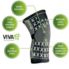  VIVAMAX Mágneses elasztikus térdszorító vvx gyógyászati segédeszköz