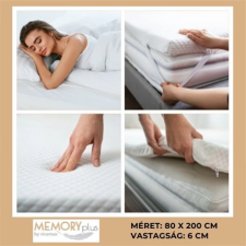 Vivamax Memóriahabos fedőmatrac (80x200x6cm) gyógyászati segédeszköz
