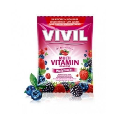 Vivil erdei gyümölcs ízű multivitaminos cukorka 60g csokoládé és édesség