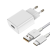 Vivo FLASHCHARGER hálózati töltő USB-A aljzat (5V/2A, 33W, PD gyorstöltő + USB-C kábel) fehér (5469192)