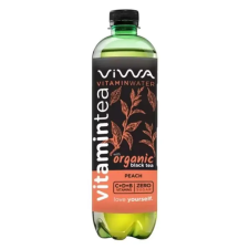 VIWA vitamintea - black tea, peach 600ml vitamin és táplálékkiegészítő