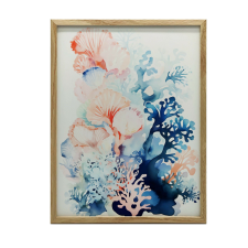  VÍZALATI HARMÓNIA FALI PLAKÁT FEKETE KERETBEN 70x100 CM grafika, keretezett kép