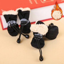  Vízálló cipő kutyáknak - Fekete 9 kg kutyaruha