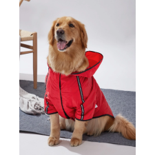  Vízálló, kapucnis kutya esőkabát, 5XL kutyaruha