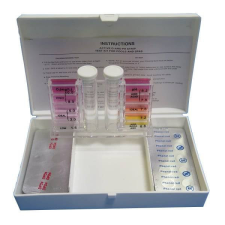  Vízelemző készlet, pH / Cl méréshez, pH / aktív oxigén szint méréséhez, 20 tablettás medence kiegészítő