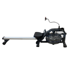  Vízellenállásos evezőpad, 17 l víztartály, 208 cm, 150 kg teherbírás, beépített kijelző, acél és alumínium váz, mini vízszivattyúval evezőpad