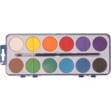  Vízfesték 12 darabos készlet kréta, festék és papír