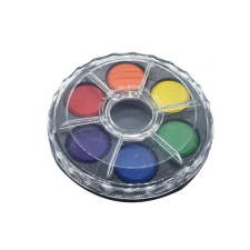  Vízfesték készlet, 6db-os kerek Bluering® kréta, festék és papír