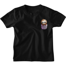  Vízfestmény Zsebminta Lajhár - Gyerek Póló