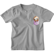  Vízfestmény Zsebminta Lajhár - Gyerek Póló