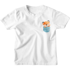  Vízfestmény Zsebminta Róka - Gyerek Póló gyerek póló