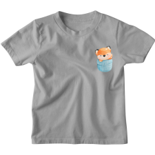  Vízfestmény Zsebminta Róka - Gyerek Póló gyerek póló