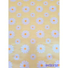  Vízhatlan mintás ív 70x100cm - 12 Szirmú - Krém dekorációs kellék