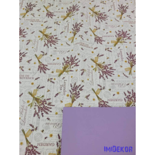  Vízhatlan mintás ív 70x100cm - Levendula mintás - Levendula dekorációs kellék