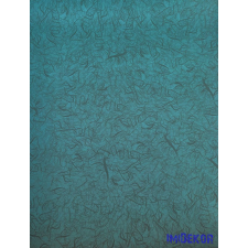 Vízhatlan mintás ív 70x100cm - Tollmintás - Méregzöld dekorációs kellék