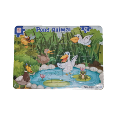 Vizi állatok puzzle barkácsolás, építés
