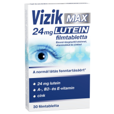 Vizik max 24mg lutein étrend-kiegészítő luteinnel, vitaminokkal és cinkkel 30 db vitamin és táplálékkiegészítő
