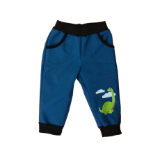  Vízlepergetős softshell kisfiú nadrág Dínó mintáva