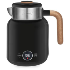  Vízorraló Fekete Duplafalú Csendes, Hőmérkséklet Beállítás, 2200W vízforraló és teáskanna