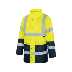 VIZWELL láthatósági esőkabát fluo sárga-tengerkék 4xL vizwell termék