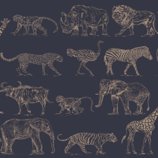  Vlies gyerekszobai tapéta Safari 104893 vadállatok tapéta, díszléc és más dekoráció