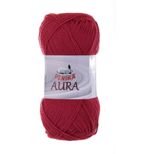 VLNIKA Aura Kötőfonal, 100 g, 911 piros rövidáru