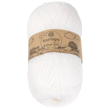 VLNIKA BELLATEX Melange Wool 100 g - 010 fehér rövidáru