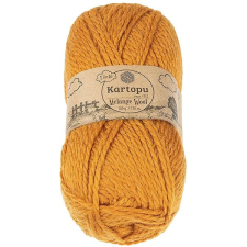 VLNIKA BELLATEX Melange Wool 100 g - 1854 mustársárga rövidáru