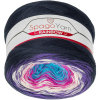 VLNIKA BELLATEX SpagoYarn Rainbow 250 g - 9 lila, rózsaszín, türkiz (11860)