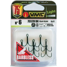 VMC 7552B BN-08 Light BB szakáll nélküli hármashorog 8 db horog