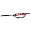 VOCA Racing VOCA CROSS kormány 50 ccm motorkerékpárhoz - alumínium T6 - Ø22,2mm, szélesség 805mm, magasság 94mm - fekete, piros betéttel Voca Racing Kormányok és tartozékaik Kormányok Motor kormányok
