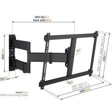VOGELS Vogel&#039;s - TVM3843 - Falitartó - 55-100&quot; tv állvány és fali konzol