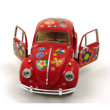  Volkswagen Bogár 1967 virágos 1:24 Kék makett