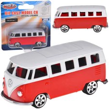 Volkswagen T1 piros-fehér kisautó 1:56 méretarány autópálya és játékautó