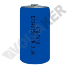 Volta's 3.6V lítium D góliát elem 14500mAh ER34615M, nagyáramú góliátelem