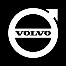 VOLVO LOGÓ MATRICA 15CM X 15CM FEHÉR autó dekoráció