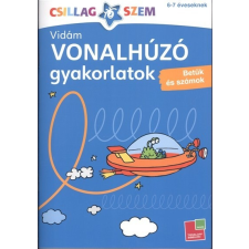 Vonalhúzó gyakorlatok: Betűk és számok - Kék /Csillagszem gyermek- és ifjúsági könyv