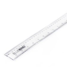 Vonalzó 50cm, műanyag Bluering® vonalzó