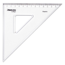 Vonalzó ARISTO College háromszög 45 fokos 20 cm vonalzó