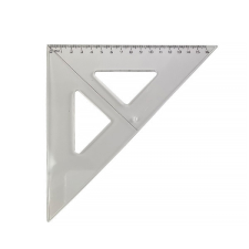 - Vonalzó háromszög 45 fokos vonalzó