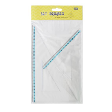 Vonalzókészlet, háromszög 16 cm és 24cm, ( 45°/60° ) 2 db/bliszter Educa vonalzó