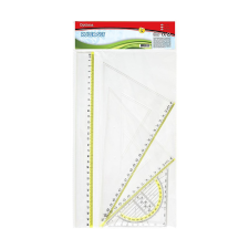 Vonalzókészlet OPTIMA 23cm 4 db-os vonalzó