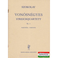  Vonósnégyes - Streichquartett nr. 1 partitúra művészet